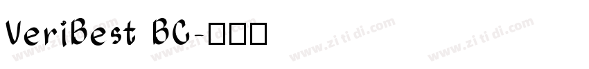 VeriBest BC字体转换